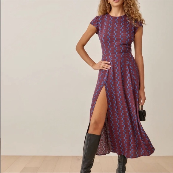Reformation Dresses & Skirts - NWOT Reformation Gavin Dress in ‘Marooned’ Size 8